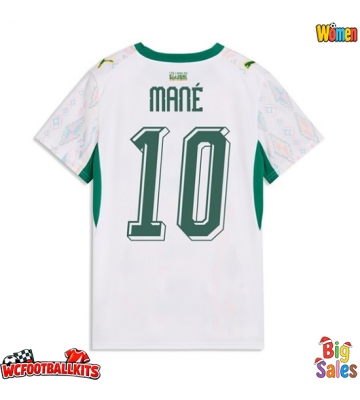 Senegal Sadio Mane #10 Replica Home Stadium Shirt for Women World Cup 2026 Short Sleeve